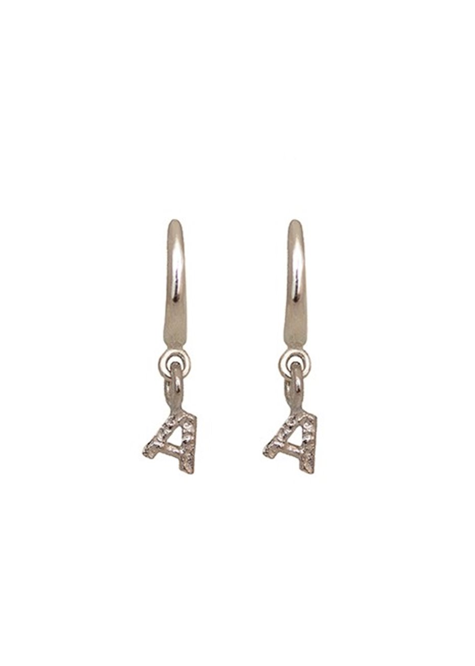 Pendientes en plata Letters Silver Pendientes en plata Letters Silver