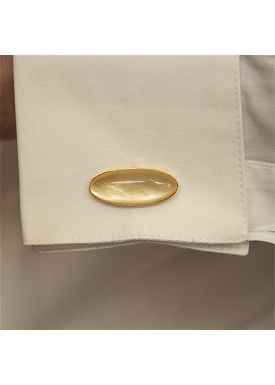 Gemelos en plata MADRE PERLA Y CRISTAL DE ROCA AMARILLA  GR Gold