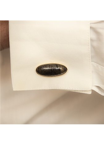 Gemelos en plata PIRITA GR Gold