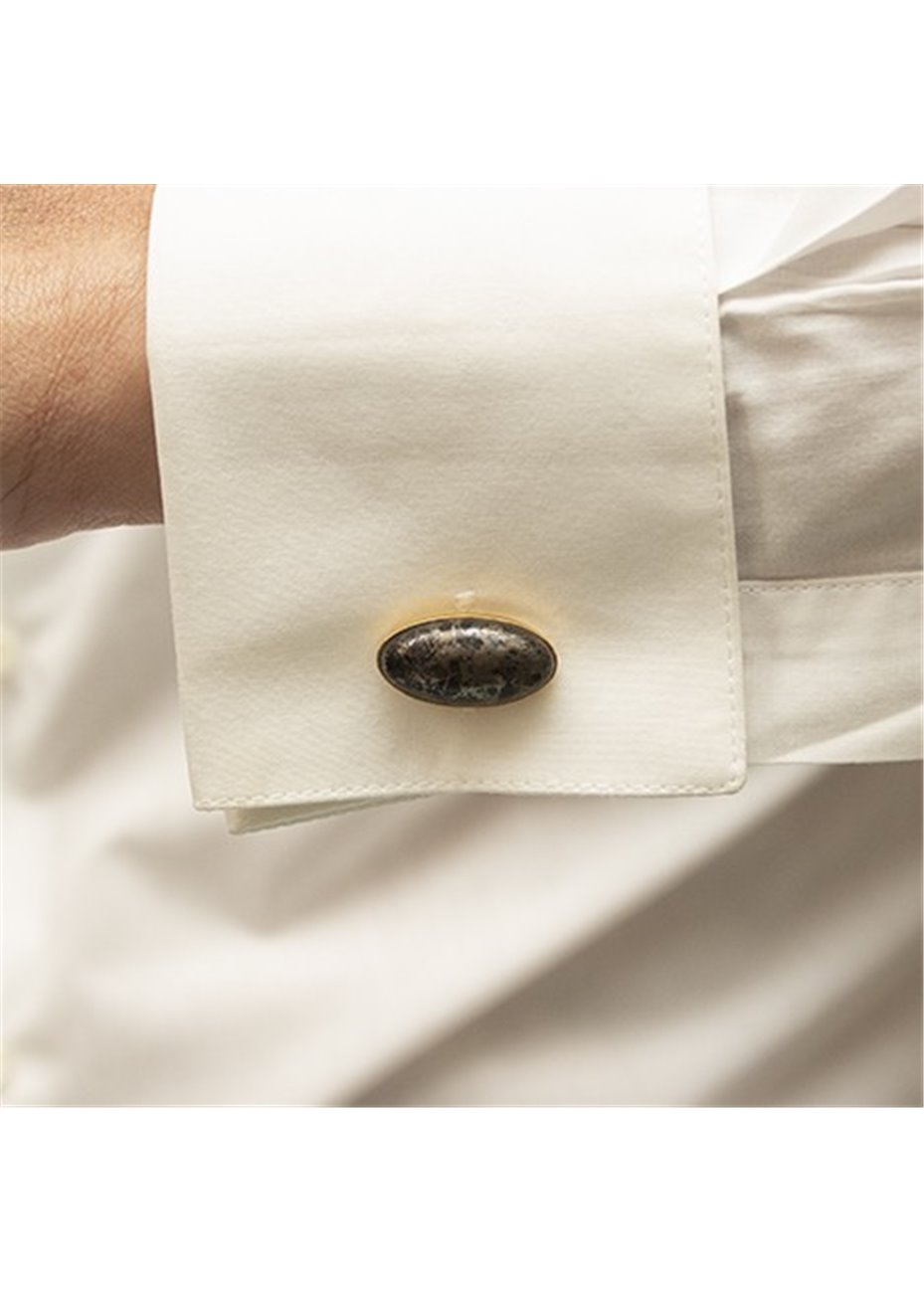 Gemelos en plata PIRITA MD Gold