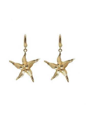 Pendientes en plata Jazmín Gold