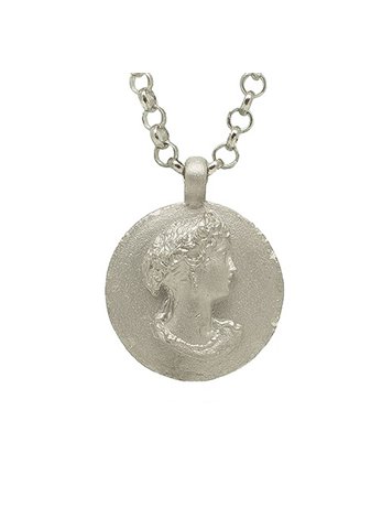 Colgante Camafeo y Cadena Plata Silver