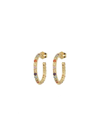 Pendientes en Plata Tutti Grande Gold