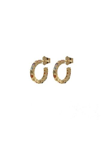 Pendientes en Plata Tutti Chico Gold