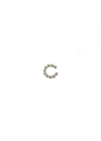 Ear Cuff Bolas Mini Silver