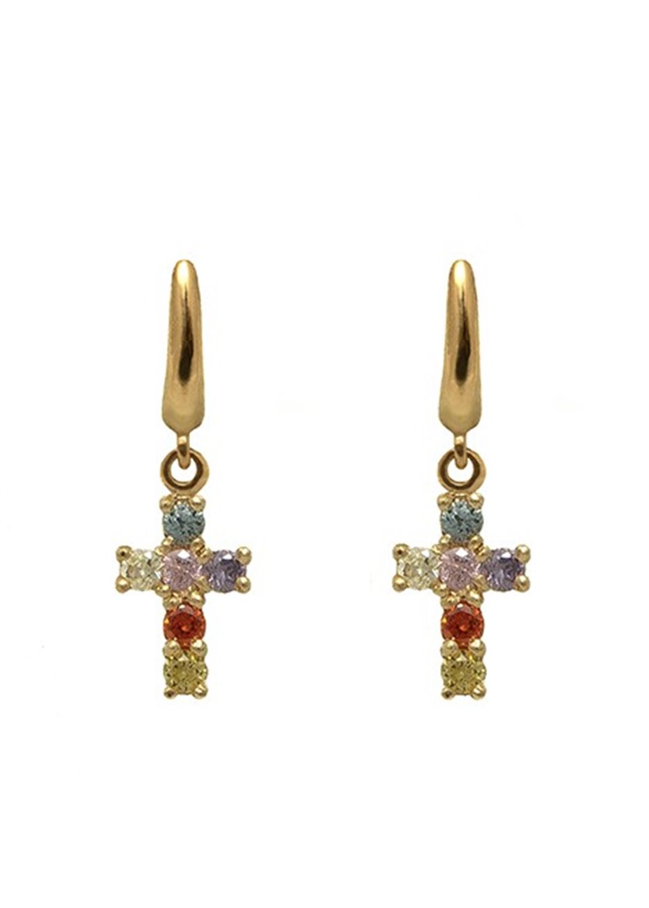 Pendientes en plata Cross Tutti Gold Pendientes en plata Cross Tutti Gold