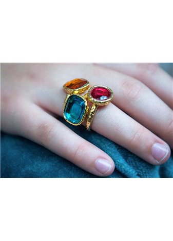 Anillo Kalu Citrino