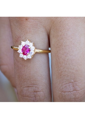 Anillo en Plata Sissi en...