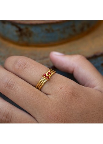 Anillo en Plata Chatón...