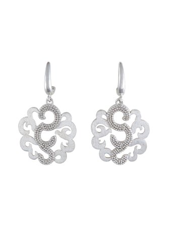 Pendientes en plata Arabesco