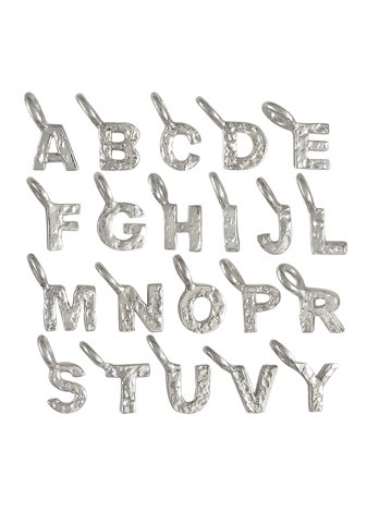 Colgante Letra Plata