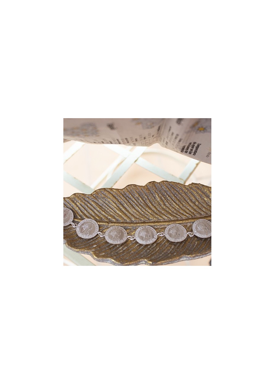 Pulsera Koin Chica 6 Monedas Silver