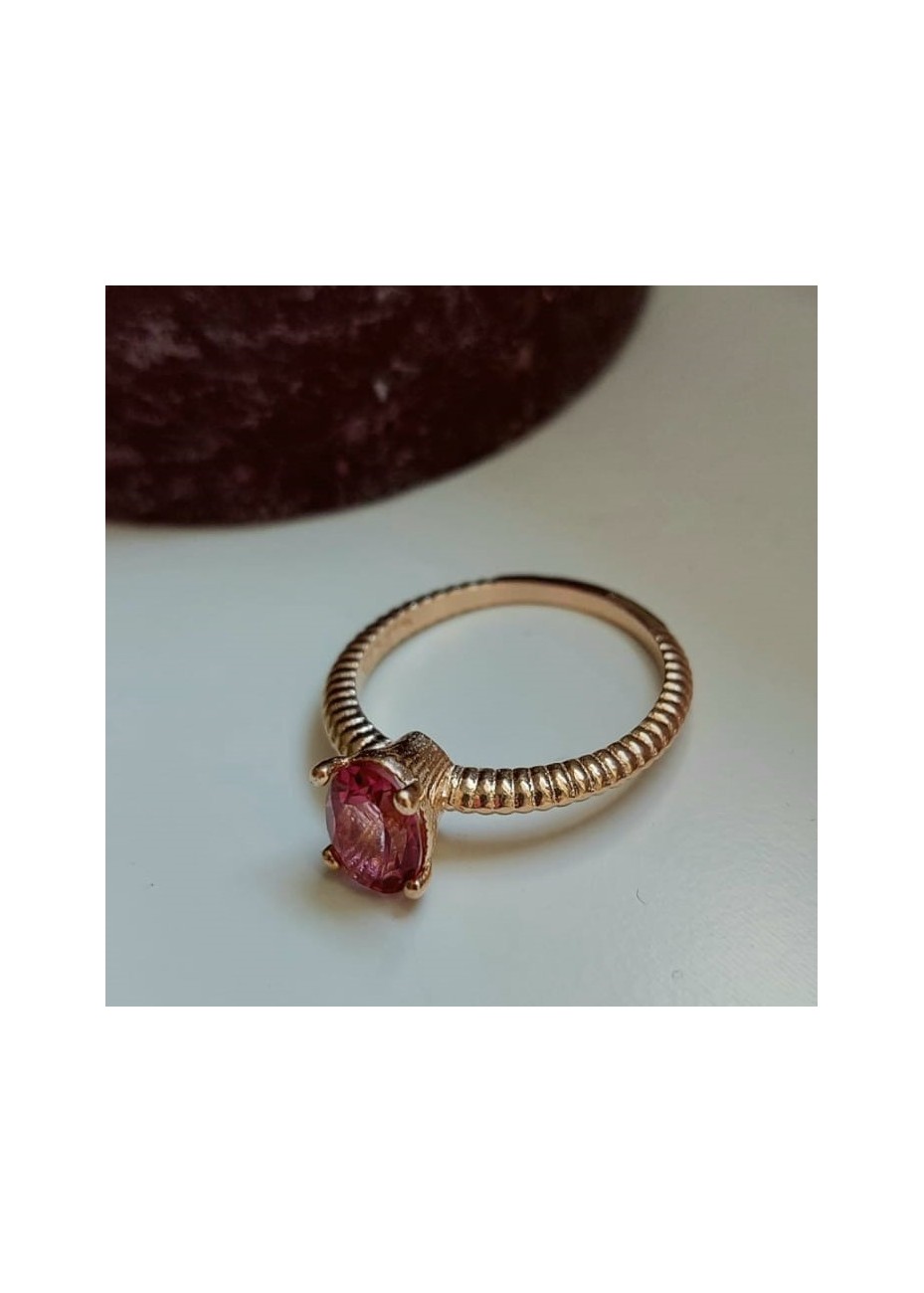 Anillo en Plata Narubi Topacio Rosa Rose