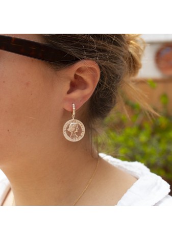 Pendientes Koin Chica Silver