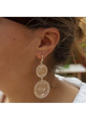 Pendientes en Plata Koin...