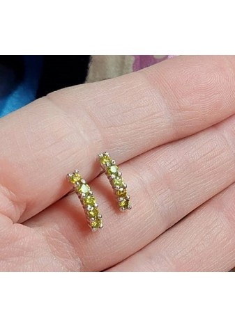 Pendientes en Oro Blanco...