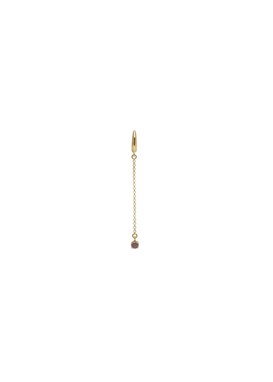 Pendientes en Plata Laka Amatista Gold