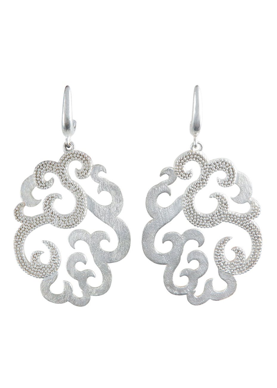 Pendientes en Plata Arabescos Grande Silver Pendientes en Plata Arabescos Grande Silver