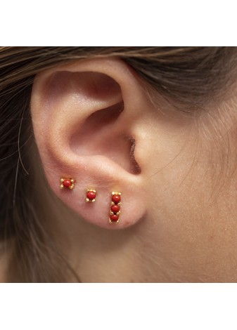 Pendientes en Plata Chatón...