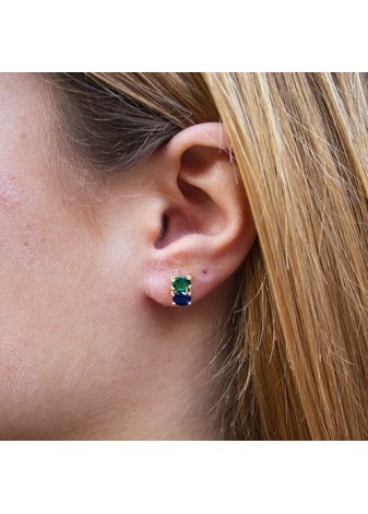 Pendientes en Plata Duo...