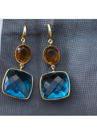 Pendientes en Plata Haly...