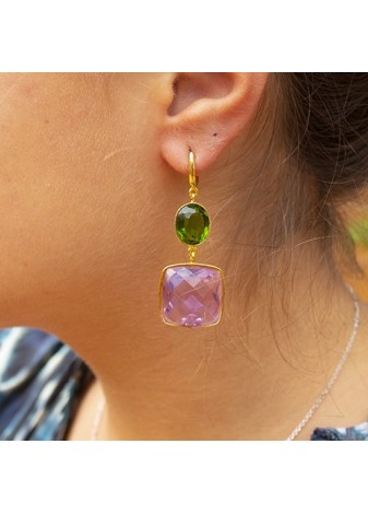Pendientes en Plata Haly...