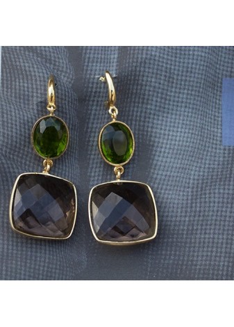Pendientes en Plata Haly...