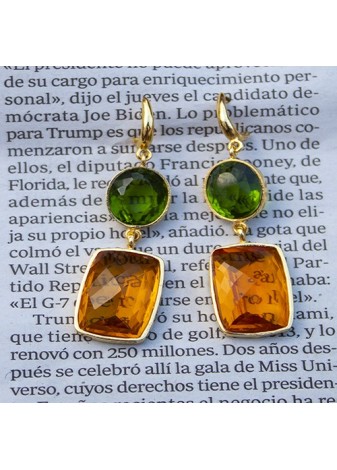 Pendientes en Plata Haly...