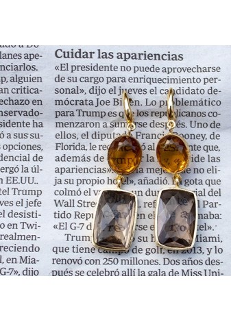 Pendientes en Plata Haly...
