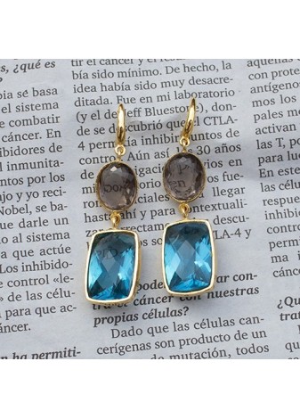 Pendientes en Plata Haly...