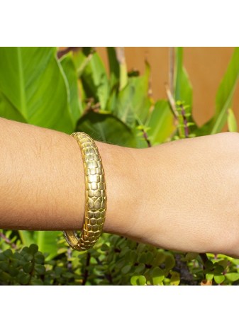 Pulsera en Plata Snake Gold