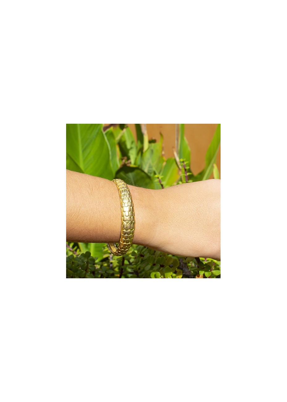 Pulsera en Plata Snake Gold