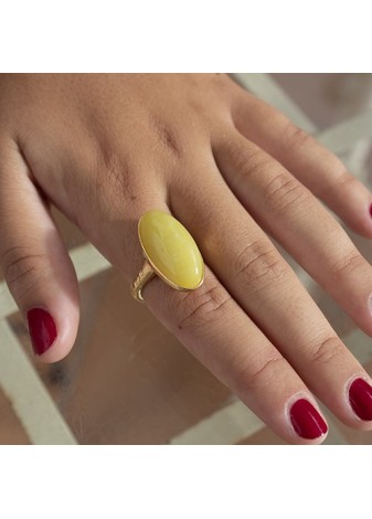 Anillo en Plata Jade limón...