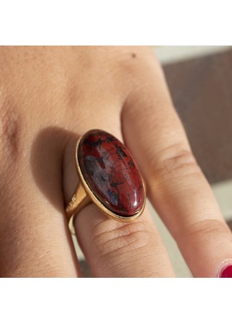 Anillo en Plata Jaspe...