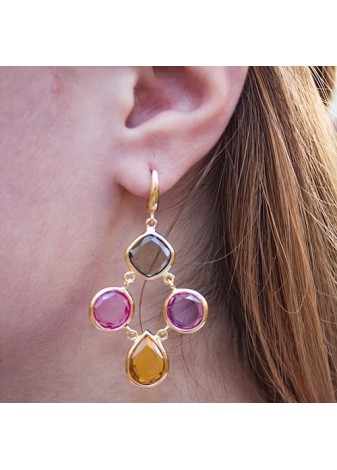 Pendientes en Plata Luna...