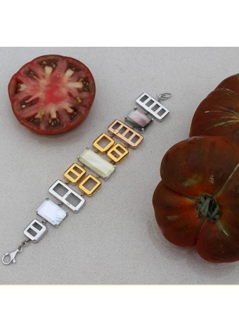 Pulsera en Plata Madreperla...