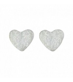 Pendientes en Plata Corazón Silver