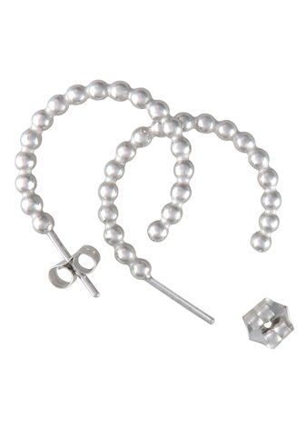 Pendientes en plata Bolas