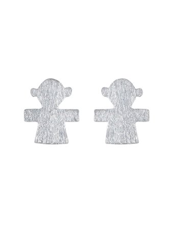 Pendientes en plata Niña