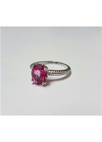 Anillo en Plata Narubi Topacio Rosa Silver
