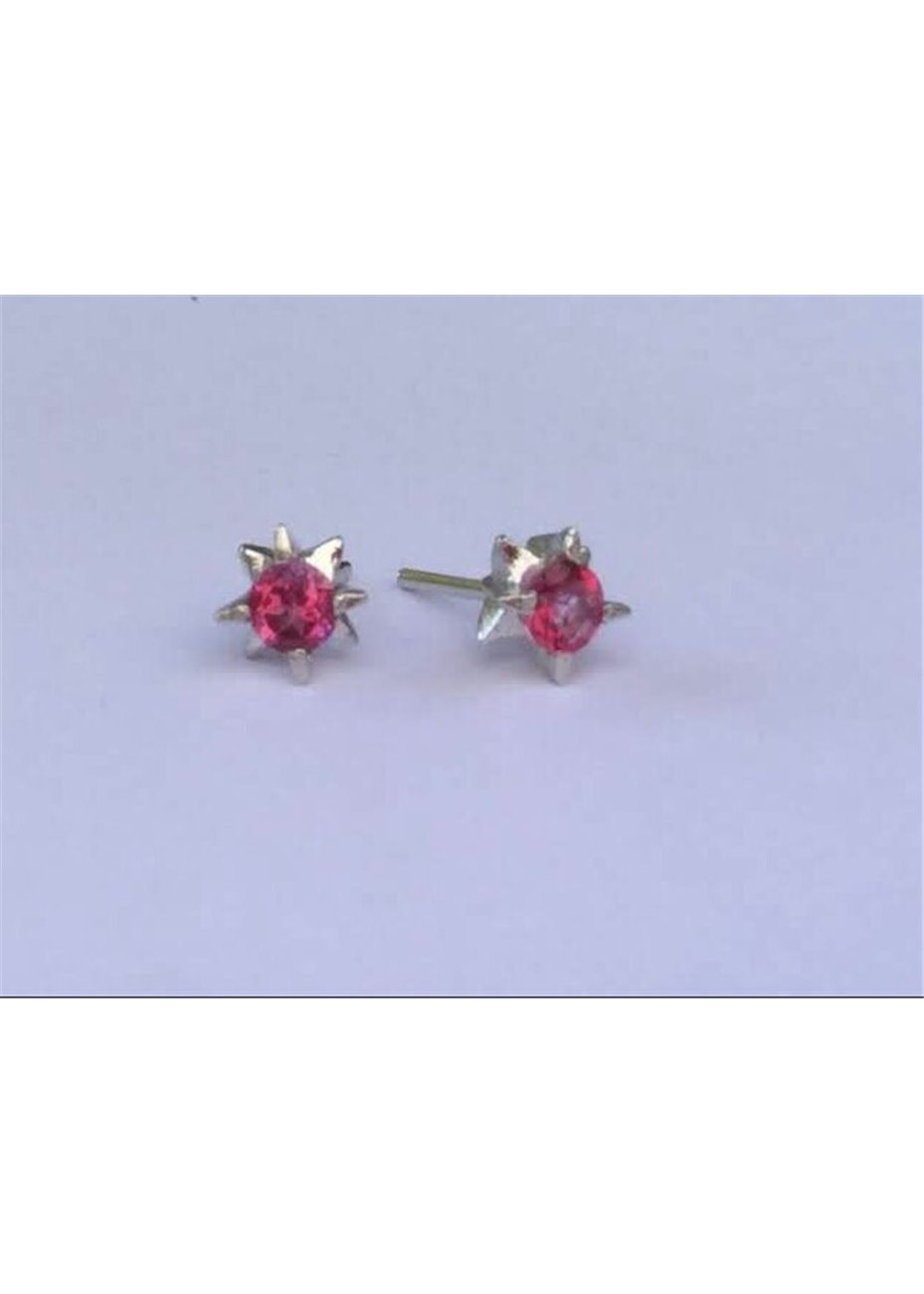 Pendientes Picos Rosa Silver