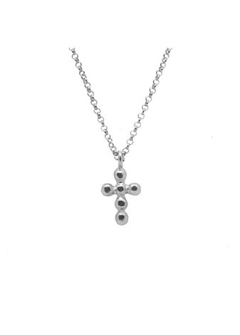 Colgante Cruz y Cadena Silver
