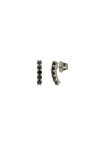 Pendientes Cinq Black Silver