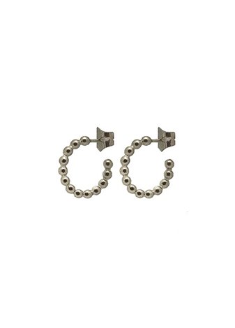 Pendientes Minibolas Silver