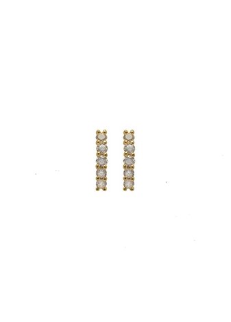 Pendientes Cinq White Gold