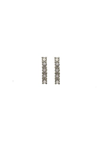 Pendientes Cinq White Silver